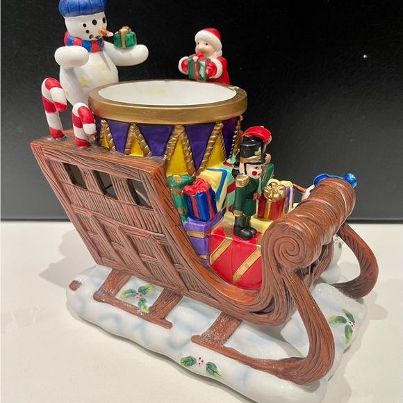 Partylite Christmas Sleigh Wax Warmer - Picture 2 of 9